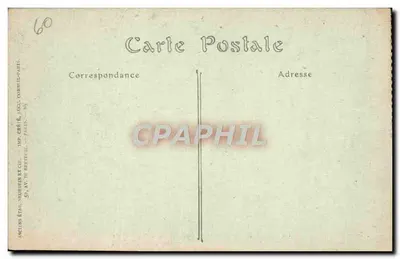 Pałac w Compiègne — Widok na Beau-Monts — ND Phot. — Rewers