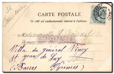 Valençay — Zamek. Widok z drogi z Châteauroux — Wydawnictwo Fernand Kassamot w Valençay (Indre) — Rewers