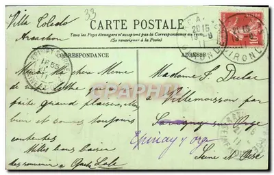 Arcachon — Katedra Najświętszej Maryi Panny — LL. n°77 — Rewers