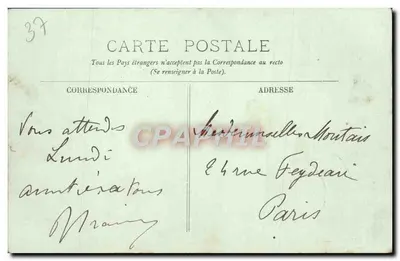 Chinon — El Castillo y las Riberas de la Vienne — LL. — Reverso