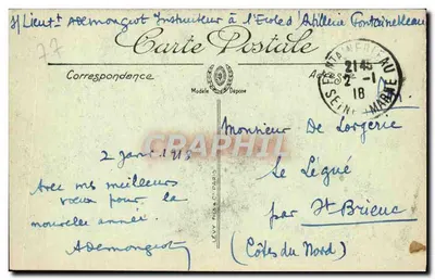 Fontainebleau — La Forêt — La Mare de Franchard — N. G. — Reverso