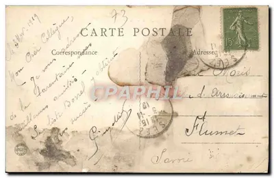 Moutiers - A Grande-Rua — A Savóia — B. F., Paris — Verso