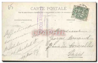 Lourdes - A Basílica, vista lateral — editor H. Rouby, n°29 — Verso
