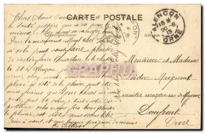 En Normandía — Avranches — Rob — Reverso