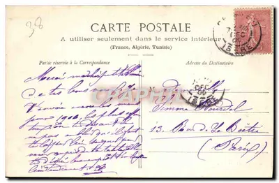 Crémieu — Stary zamek St-Julien — Vialatte, fot. Oyonnax (Ain) — Rewers