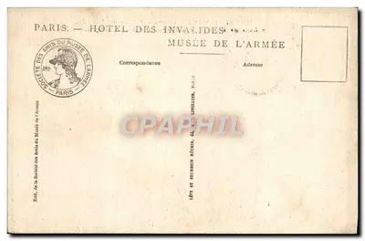 Hôtel des Invalides — Muzeum Armii — « W błotach Sommy », autor Gaston Broquet — ND — Rewers