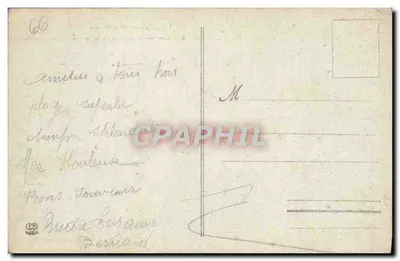 Biarritz — Pomnik poświęcony Edwardowi VII — Basses-Pyrénées, wydawca Léonard Borne, nr 1202 — Rewers