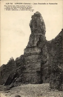 लॉंग (कैल्वाडोस) — युवा लड़की फॉनटेनैल्स — A+D 742