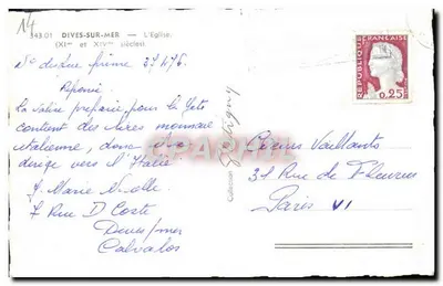 Dives-sur-Mer — Katedra. (XI i XIV wiek) — Rewers