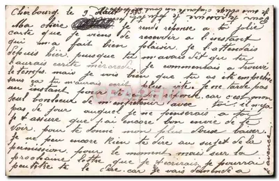 Jovem sentado em um parque — poema impresso — editor A.N. Paris, n° 1529 — Verso