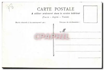 Versailles — Beeld van Lodewijk XIV — Uitgever niet geïdentificeerd — Achterkant
