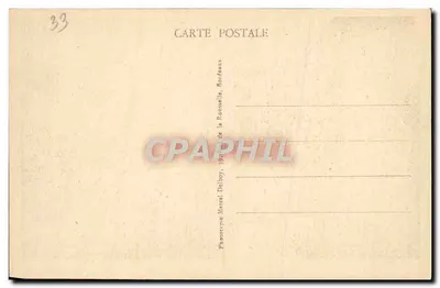 Bordeaux - Romeinse resten van het Paleis Gallien - M. D. — Achterkant
