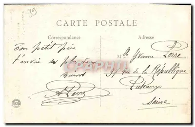 Omgeving van Lons-le-Saunier — Waterval van het Jurassische Niagara — Grand Bazar, M. Mesnard, Parijs — Achterkant