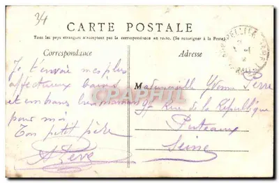 Montpellier — Pałac Sądowy — Wydawnictwo Léona — Rewers