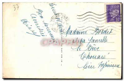Place de l'Hôtel-de-Ville w Tours — ku Rue Nationale — LL.150, Wydawnictwo Sztuki — Rewers