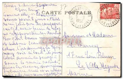 Zamek Chenonceau — Front Thomas Bohier — wydawca A.P. n°89 — Rewers