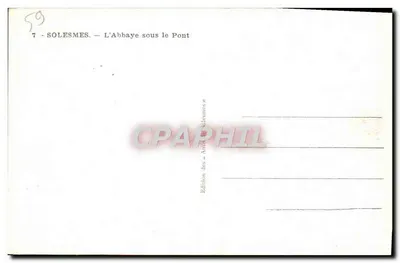 Solemes — Klasztor pod Mostem — Wydanie «Amis de Solemes» — Rewers