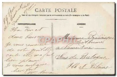 Menina segurando um ferro de cavalo — Porte Bonheur — Paris, n°392 — Verso
