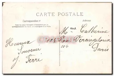 Młoda żona — portret — A.N. PARIS n°550 — Rewers