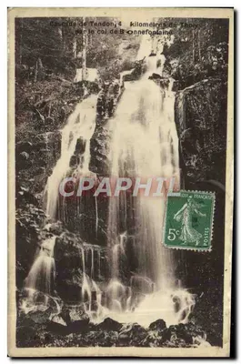 Cascades de Tendon — 4 kilomètres du Tholy par le col de Bonnefontaine — éditeur non visible