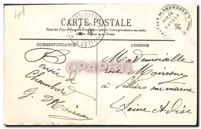 Chambord — Castillo — editor L. L. — Reverso
