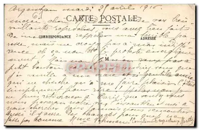Argentan — Katedra św. Germain — Chaluneau-Michelli, n°276 — Rewers