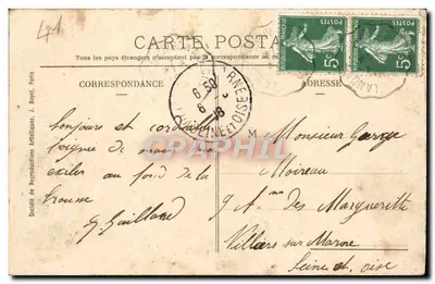 Chaumont-s-Tharonne — Castelo de Milbert — Rolin, editor — Verso