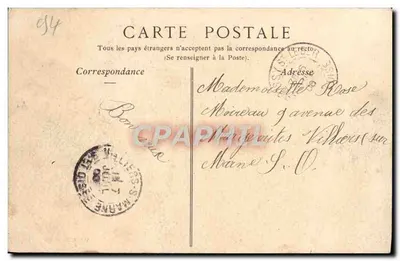 BOISSY-SAINT-LÉGER — Castelo da Grange — TINCÉLIN, Editor — Verso