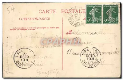 Nancy — Widok z lotu ptaka Saint-Epvre i Starej Miasta, zdjęcie z Hôtel de Ville — La Lorraine Illustrée, nr 111 — Rewers