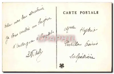 Bourrée d'Aubergno — Typy z Centrum — Le vis-à-vis — Wydawca: 6201 — Rewers