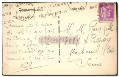 Amiens — Pałac Sądowy — LL, n° 40 — Rewers
