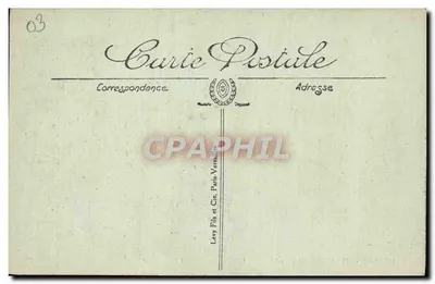 Bourbon-l'Archambault — Widok ogólny — LL — Selecta — Rewers