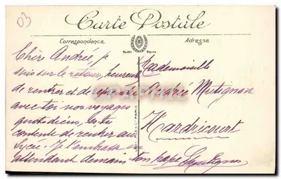 Environ de Vichy — La Route de Malavaux — LL. — N° 253 — Verso