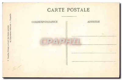 Palast von Tunesien — Nationale Kolonialausstellung von Marseille 1922 — P. Detaille, photo-Verlag — Rückseite