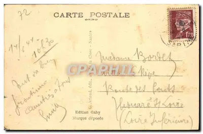 La Flèche (Sarthe) — Le Loir — Édition Gaby — Verso