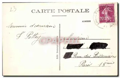 Fresselines (Creuse) — Margens da Creuse — R.D. — Verso