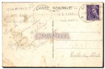 Biarritz — Wzgórze Maryi Panny — Wydawnictwo Riquelmes — Rewers