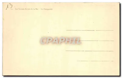 Les Saintes-Maries-de-la-Mer — Katedra — Wydawca C. Roisin — Rewers