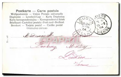 Crianças brincando — cena de estúdio — editor desconhecido, n° 108 — Verso