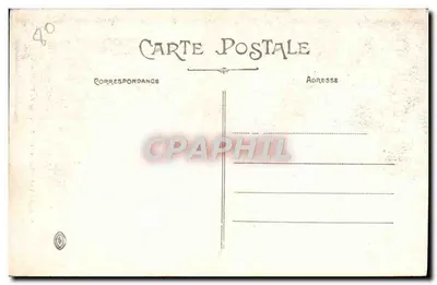Beauval (Somme) — Interior da Igreja — Edição E. Baré — Verso