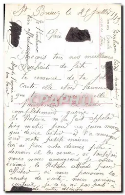 Młoda kobieta czytająca książkę — scena ogrodowa — wydawca GC 3893/1 — Rewers