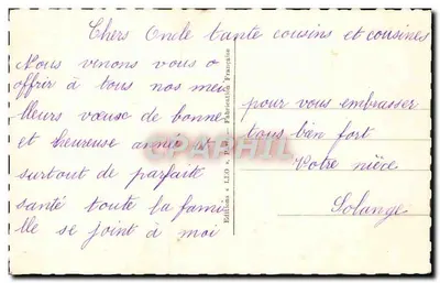 Dziewczyna w sukni z plamkami trzymająca bukiet — Studio Léon Paris — nr 5888 — Rewers