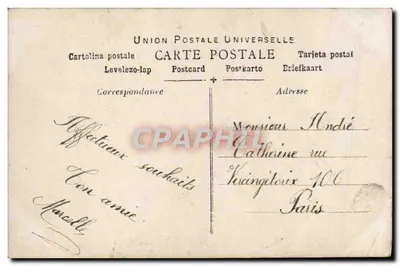 Kleine Mädchen sitzt unter Rosen — Paris — Verlag Paris, n° 2295 — Rückseite