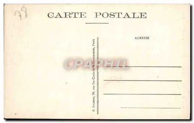 Versailles — Katedra św. Jeanne d'Arc — A.L. n°171 — Rewers