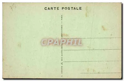 Versailles — O Hospital Militar — A. L. — Verso
