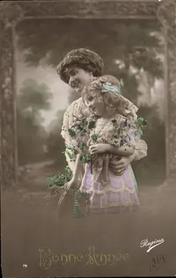 Femme et enfant — Bonne Année 1914 — Regina, n° 72