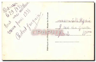 Jovem homem em traje — estúdio — editor ARS n°7454 — Verso