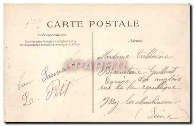 Piekło Auvergne — Ślub — wydawca Sfosca, nr 4955 — Rewers