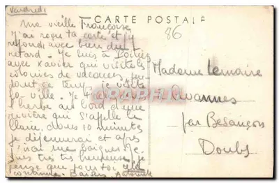 Poitiers (Vienne) — Oude Verdedigingswerken, de Vogeltoren — Combier Drukker — Achterkant