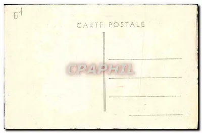 Pérouges (Ain) — A Porta de Baixo — Vista sobre Meximieux e a Vale do Longevent — Comitê de Defesa do Velho Pérouges, n°16 — Verso
